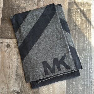 Michael Kors Gray and Black Scarf